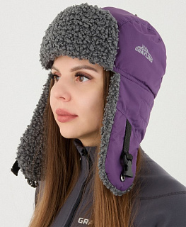 Камчатка шапка-ушанка GRAYLING, фиолетовый