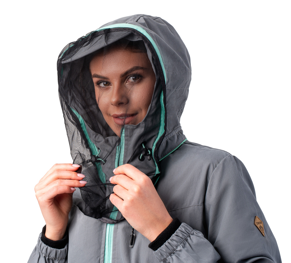 Элит Барьер женский костюм ORION Active, св.серый/мята