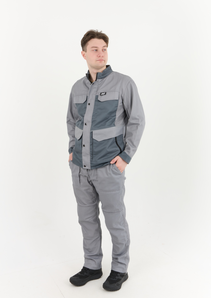 Костюм ИТР NEW ENERGY Антарес, серый/т.серый
